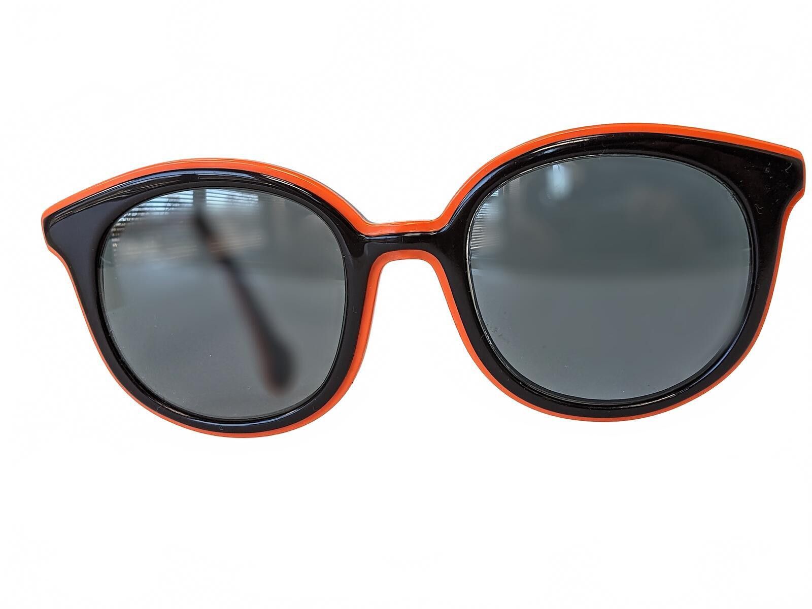 l.a.Eyeworks L.A.Eyeworks Sippy Cup 782 Eyeglasses Japan Orange Round Size ONE SIZE - 3 Thumbnail