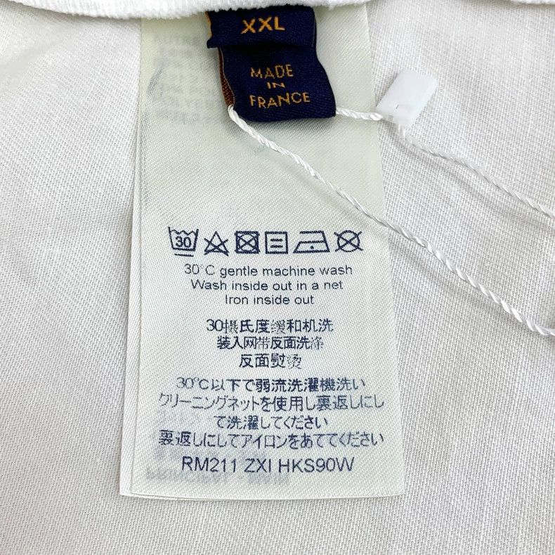 Louis Vuitton Louis Vuitton White doll-trimmed cotton lapel single-breas Size US XXL / EU 58 / 5 - 7 Thumbnail