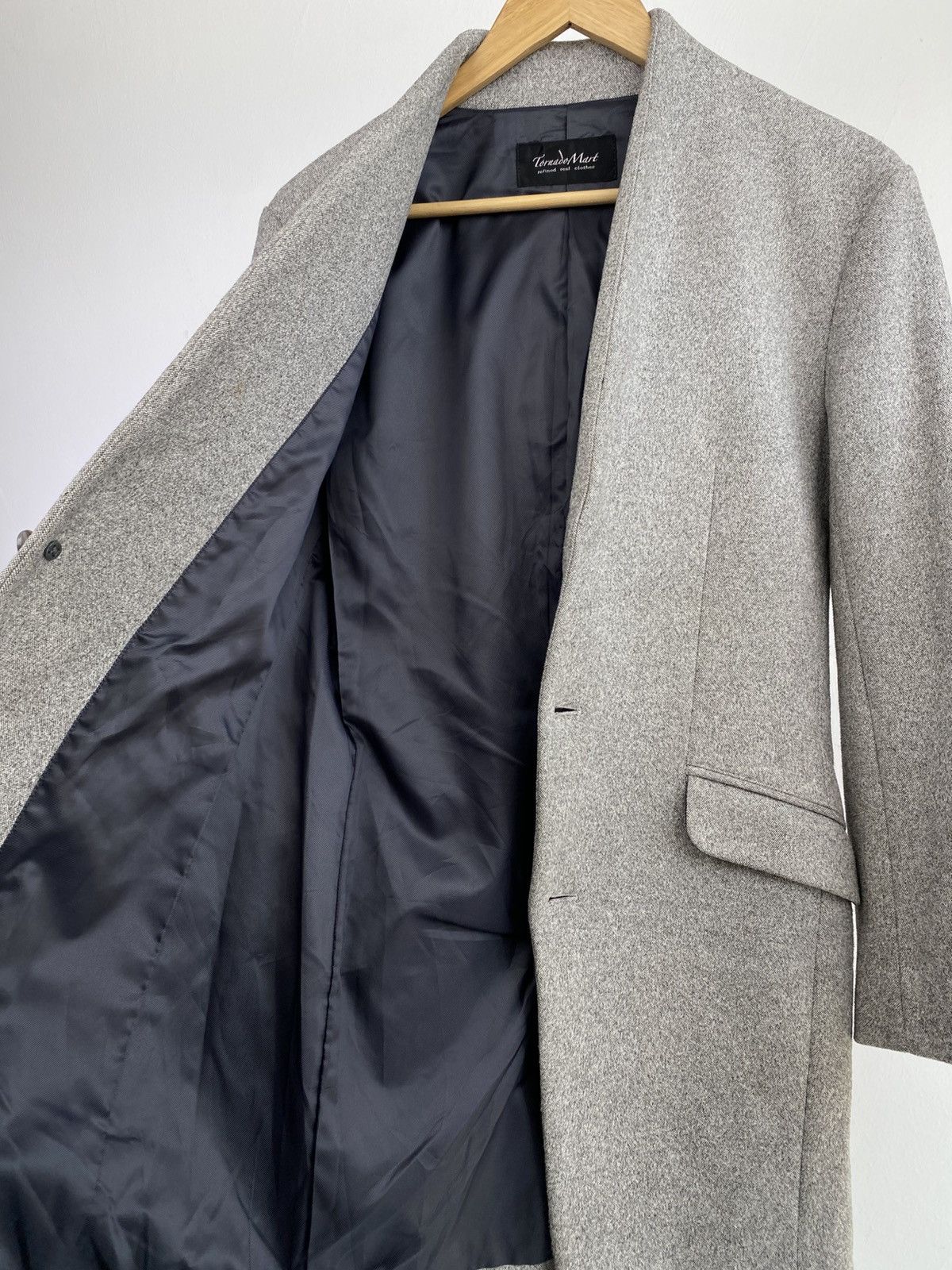Tornado Mart 2000’s Tornado Mart Cotton Grey Long Coat Size US L / EU 52-54 / 3 - 5 Thumbnail
