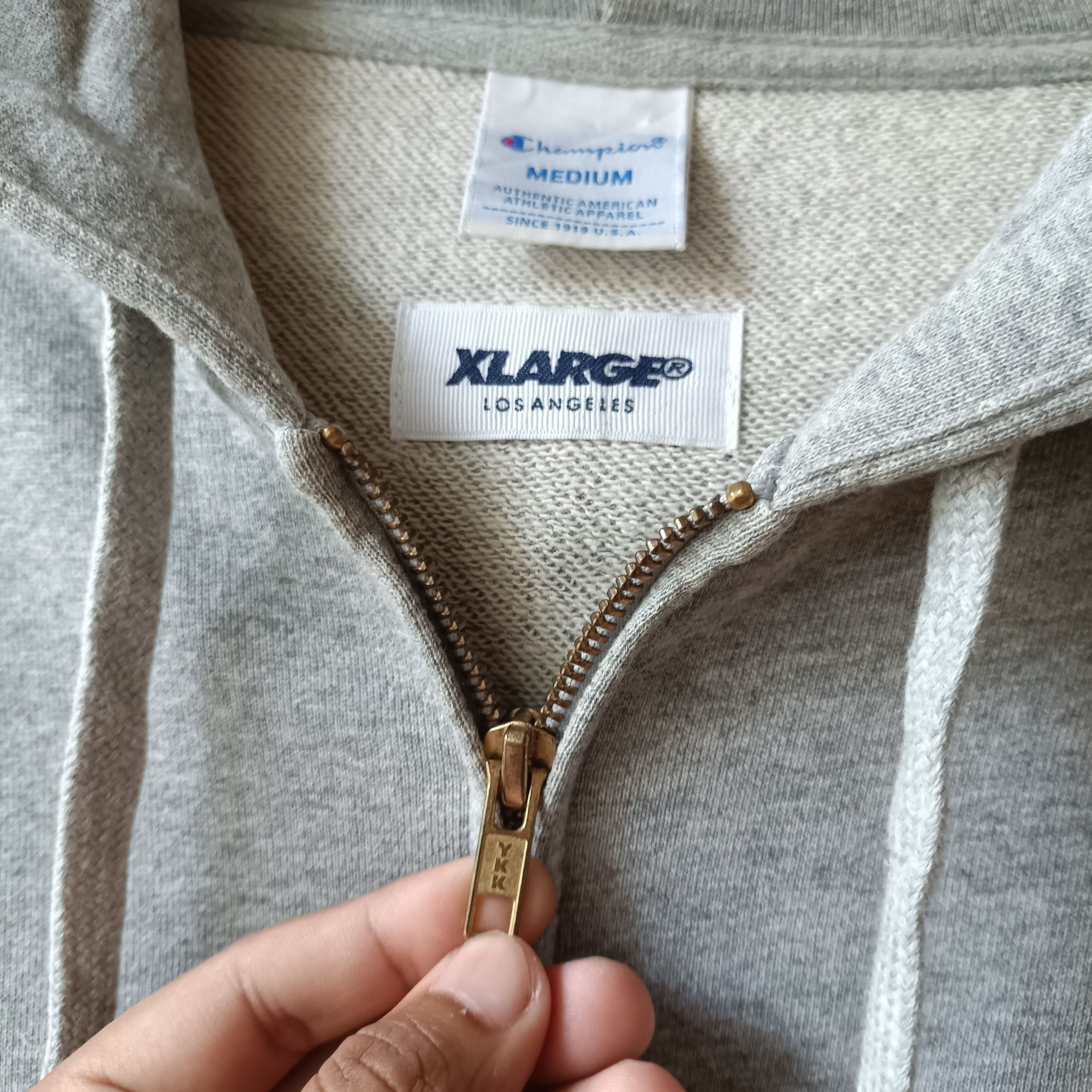 Xlarge Y2k Champion X Xlarge Los Angeles Zip Hoodie Size US L / EU 52-54 / 3 - 8 Thumbnail