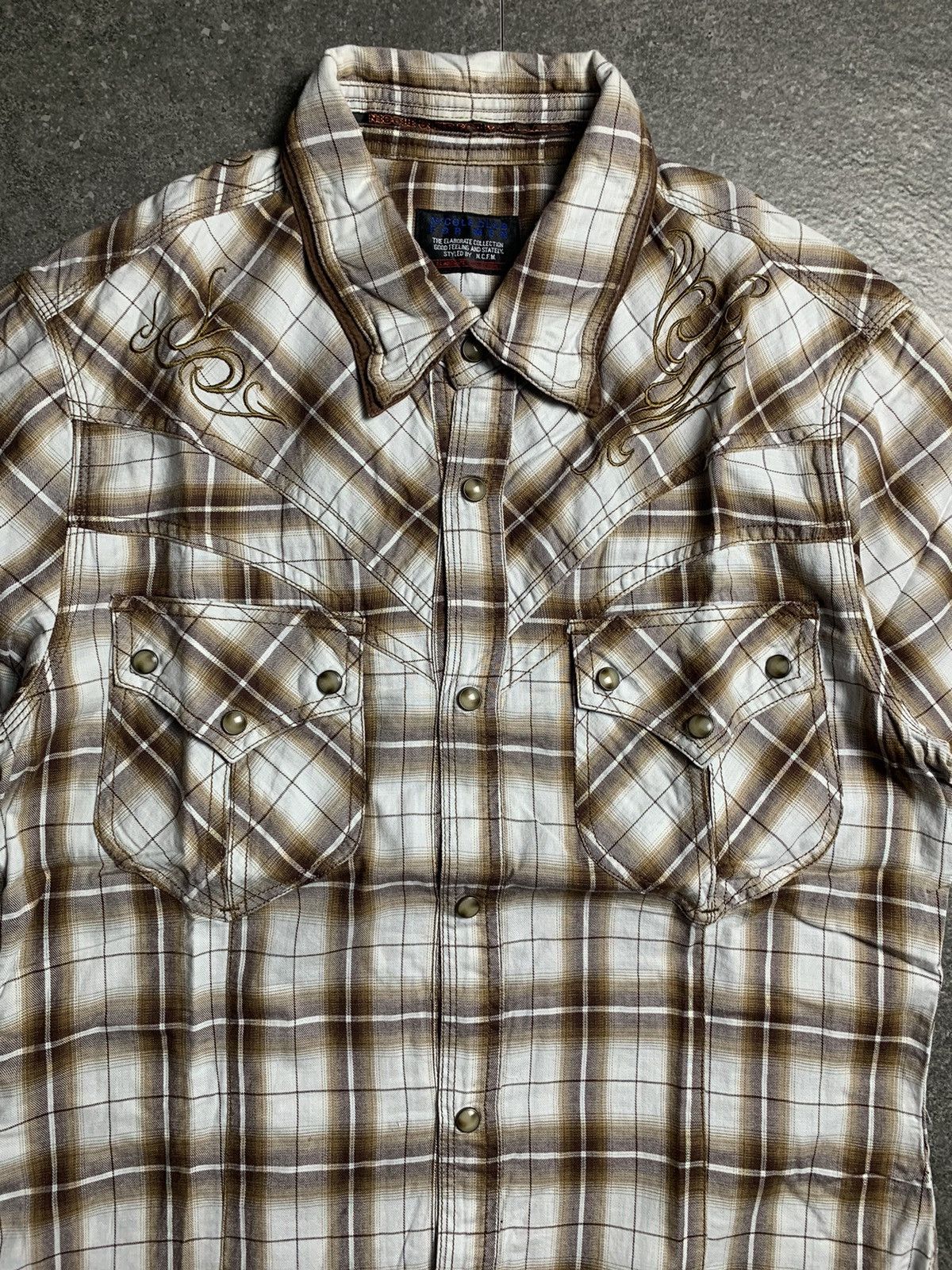 Nicole Club Nicole Club For Men Tribal Western Shirt Size US S / EU 44-46 / 1 - 2 Thumbnail