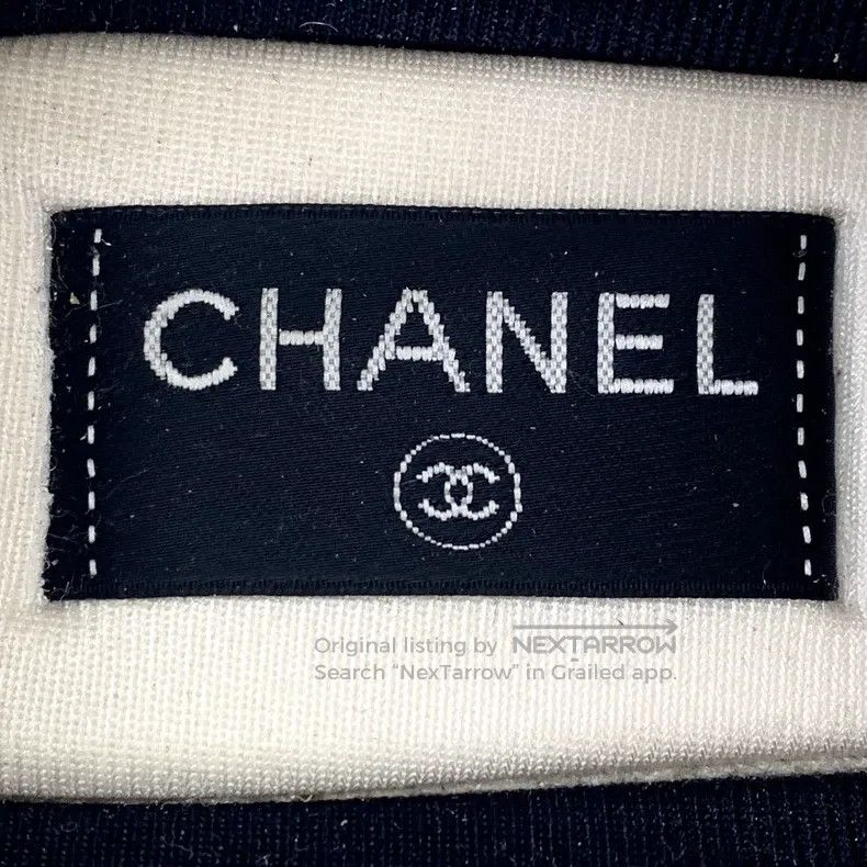 Chanel Chanel White logo lace-tailed casual flat sneakers Size US 8 / IT 38 - 7 Thumbnail