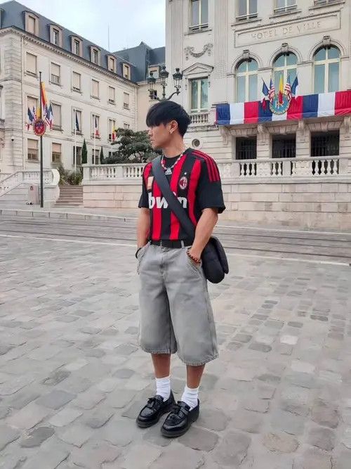 Jean × Vintage Vintage RETRO 90s denim jeans jorts shorts Size US 32 / EU 48 - 4 Thumbnail