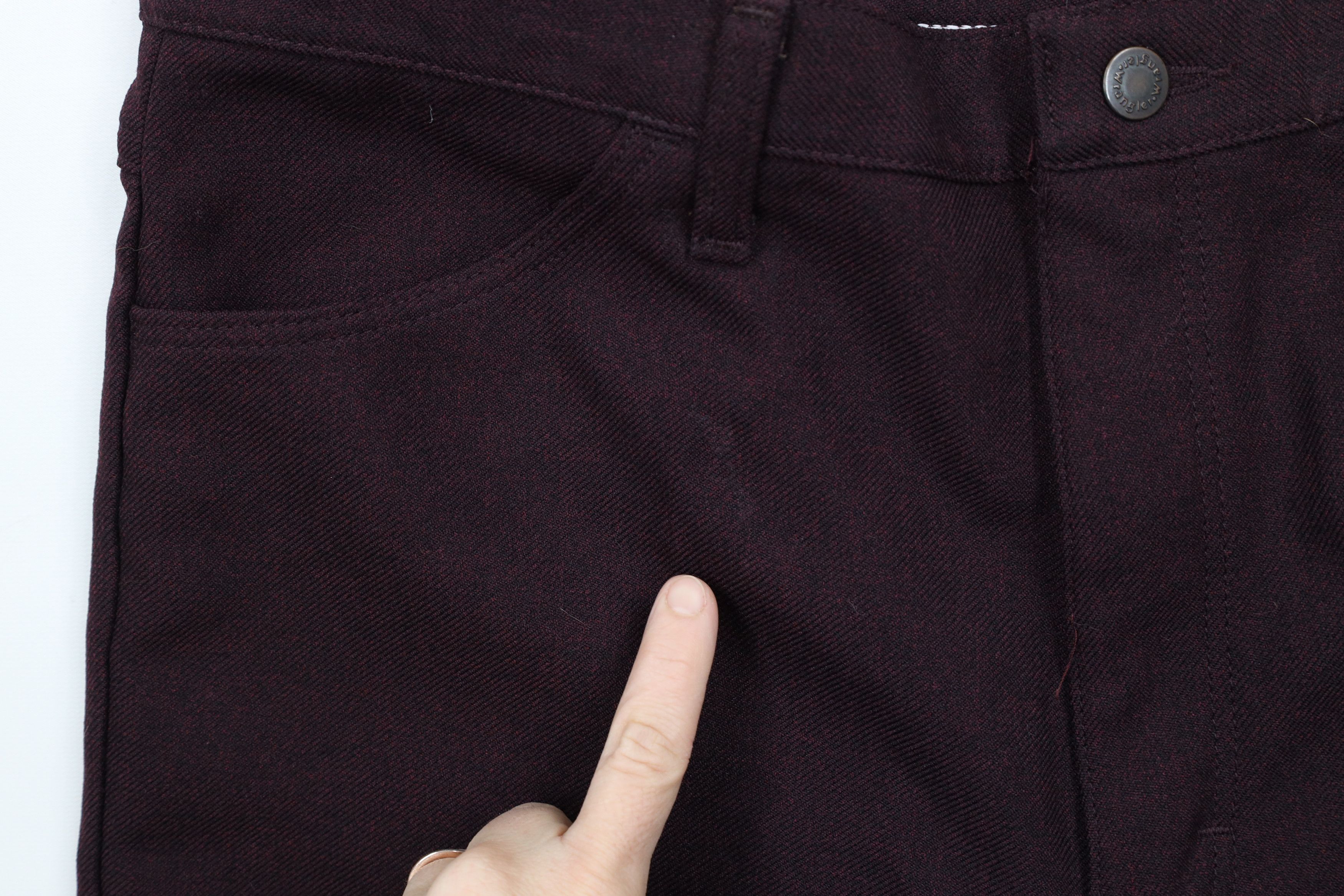 Vintage × Wrangler Vintage 90s Wrangler Wide Leg Bootcut Chino Pants Red Size US 36 / EU 52 - 5 Thumbnail