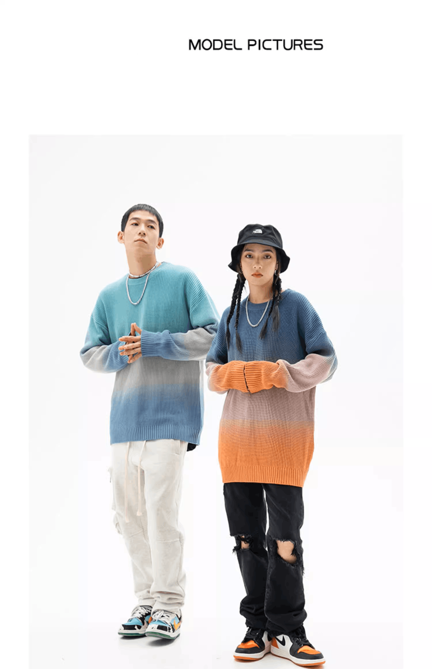 Other Colorflow Fade-effect Knitted Sweater Size US M / EU 48-50 / 2 - 2 Thumbnail