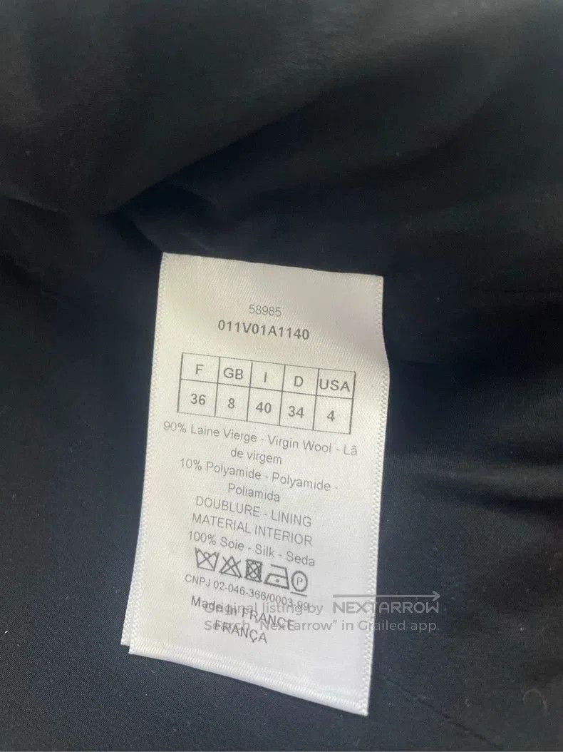 Dior Dior Houndstooth Blazer Jacket 36. Size US XS / EU 42 / 0 - 4 Thumbnail