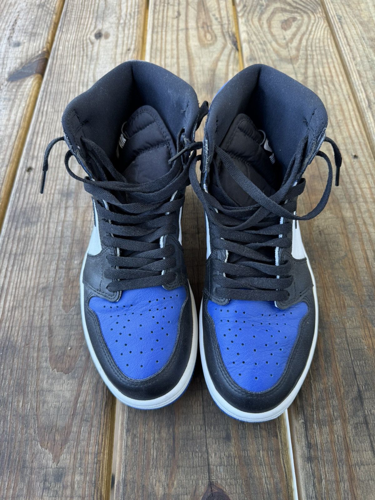 Nike Nike Air Jordan 1 Retro High OG ‘Royal Toe' Size US 9 / EU 42 - 2 Thumbnail