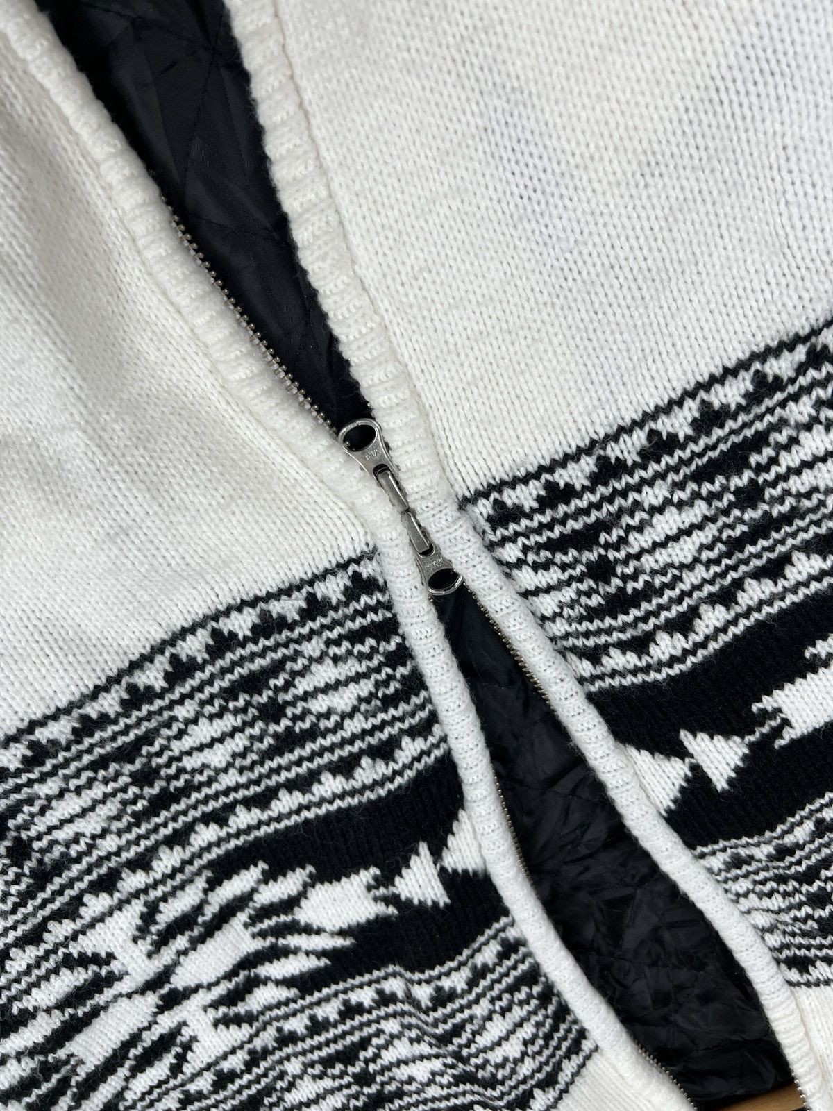 Designer × Japanese Brand AZUL BY MOUSSY | CHIMAYO QUILTING KNIT BLOUSON Size US L / EU 52-54 / 3 - 8 Thumbnail