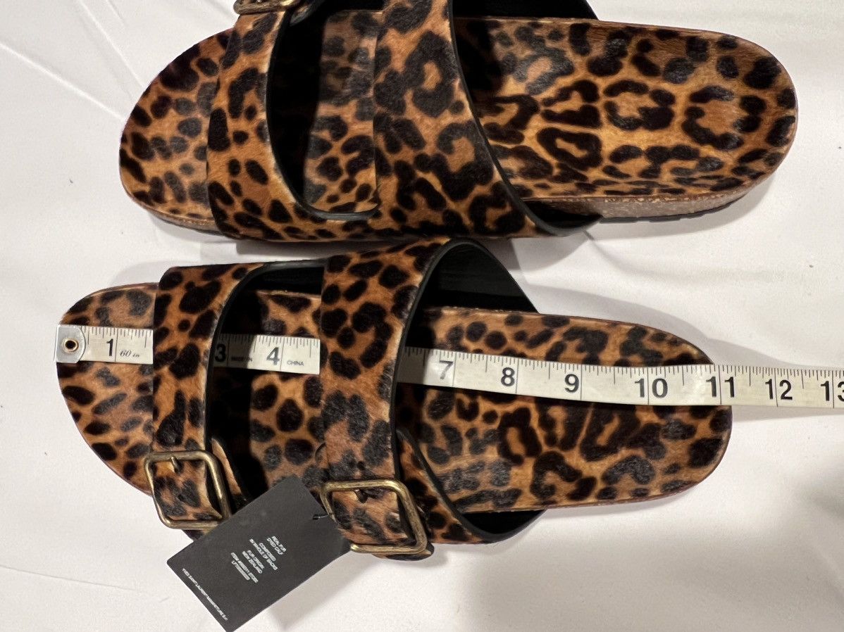 Saint Laurent Paris Saint Laurent pony hair leopard print sandals. 43/10 Size US 10 / EU 43 - 5 Thumbnail