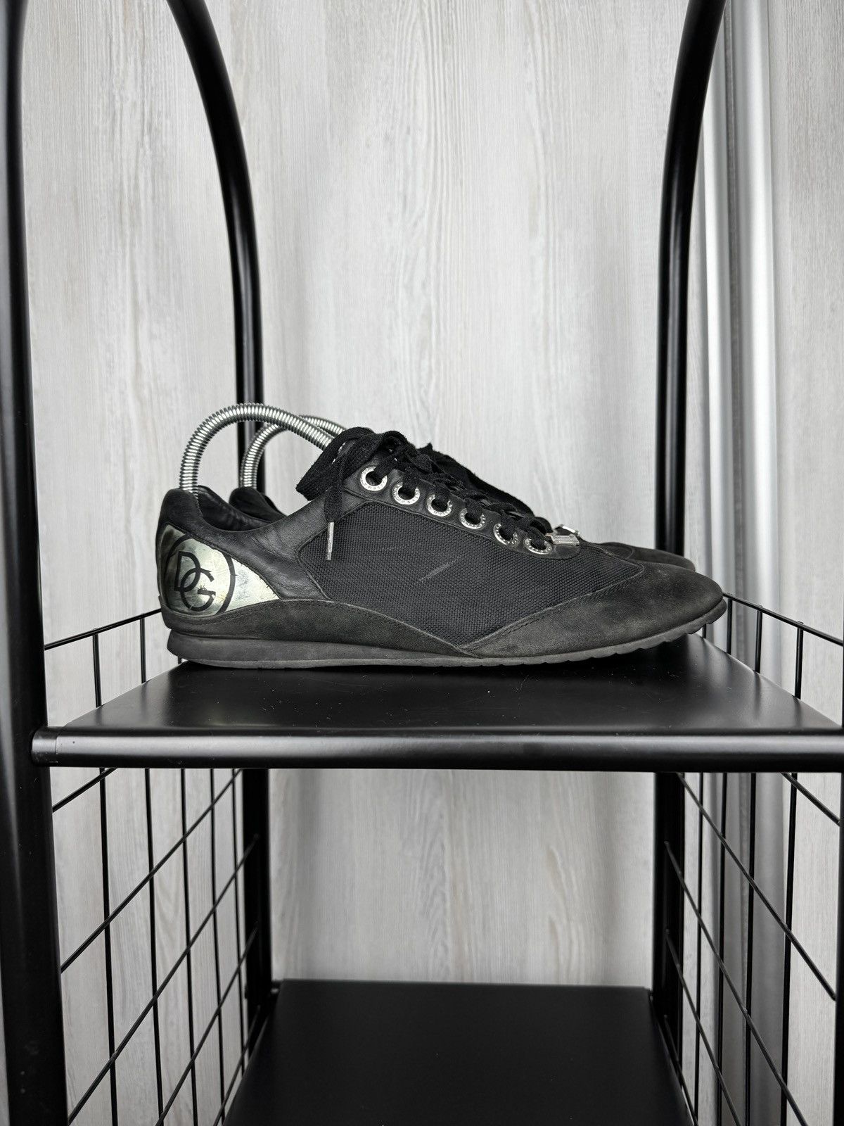 Dolce & Gabbana Dolce & Gabbana vintage leather textile low top sneakers Size US 10.5 / EU 43-44 - 1 Thumbnail