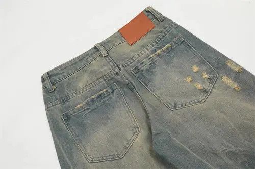 Other Men's street retro washed distressed jeans Size US 32 / EU 48 - 4 Thumbnail