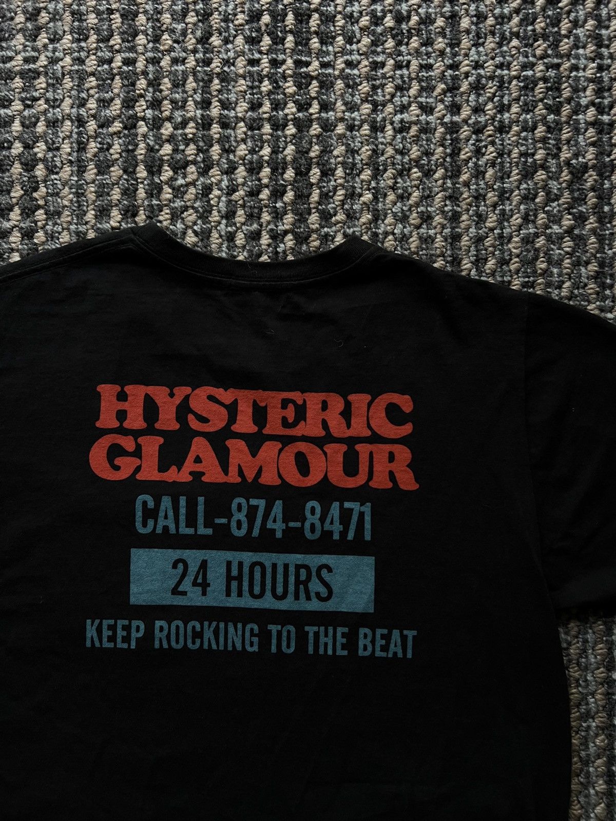 Hysteric Glamour Hysteric Glamour Jam On Keep Rocking to the Beat Tee Rare Size US M / EU 48-50 / 2 - 3 Thumbnail