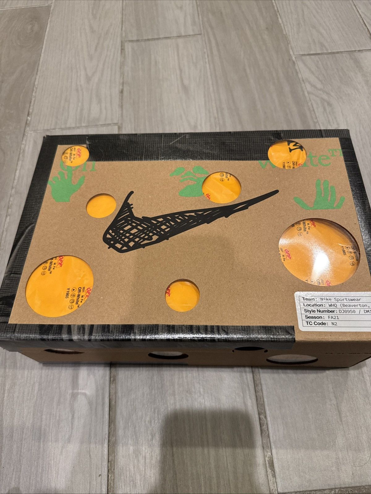Nike × Off-White Nike Off White Dunk Low lot 7 of 50 Size US 10 / EU 43 - 2 Thumbnail
