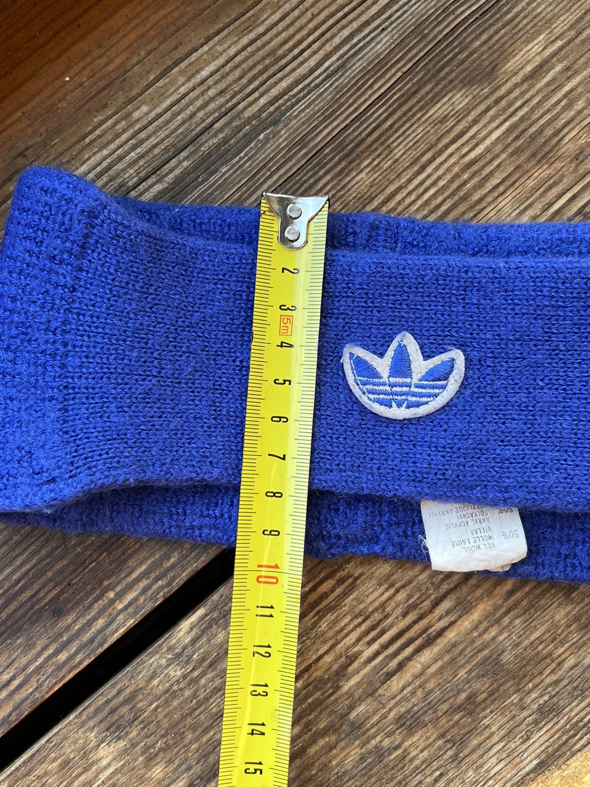 Adidas × Vintage Vintage Headband Beanie Adidas GorpCore Knitted Size ONE SIZE - 3 Thumbnail