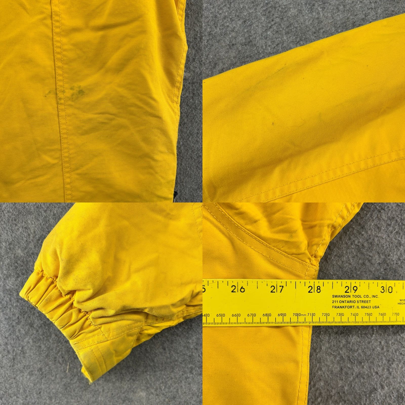Abercrombie & Fitch VINTAGE Abercrombie Jacket Mens XL Yellow Parka Full Zip Fleece Lined Snow 90s Size US XL / EU 56 / 4 - 10 Thumbnail