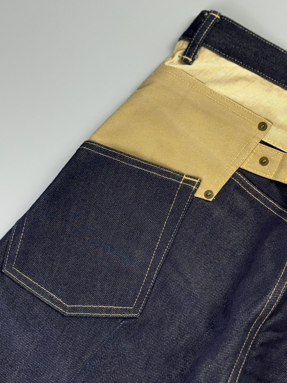 Junya Watanabe Junya Watanabe MAN - A/W18 - Reconstructed Denim Pants Size US 31 - 13 Thumbnail