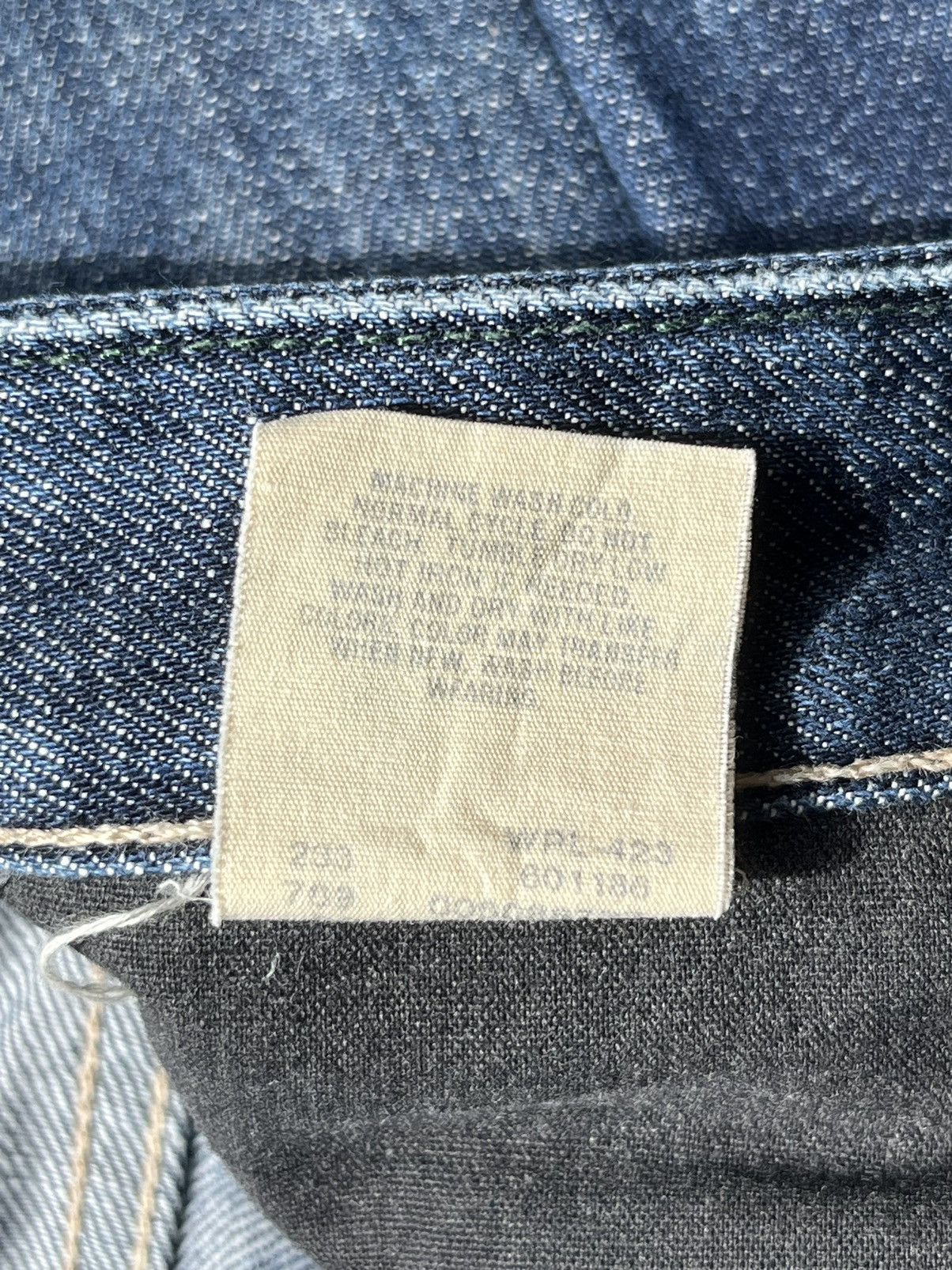 Levi's Vintage Levi’s Capital E Navy Washed Slim Straight Fit Jeans Size US 30 / EU 46 - 14 Thumbnail