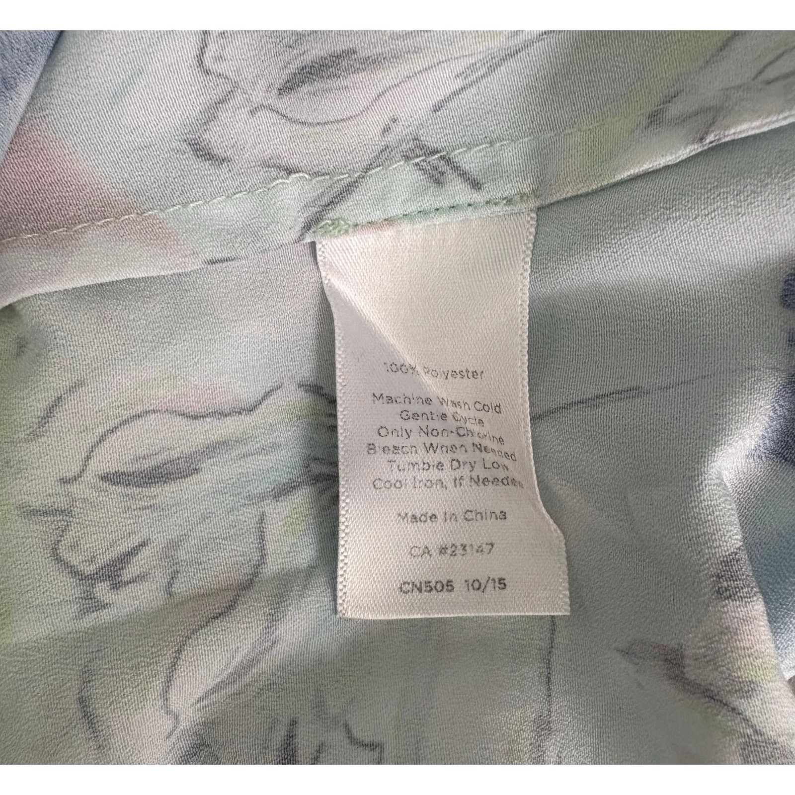 Other Talbots | Watercolor Sleeveless Top Lightweight | 16 Size XXL / US 16-18 / IT 52-54 - 4 Thumbnail