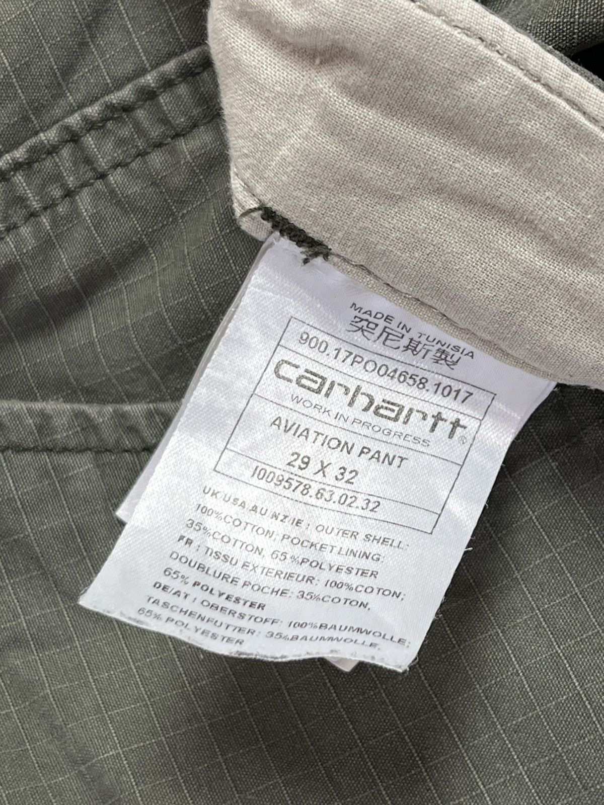 Carhartt × Carhartt Wip × Vintage 🐲Carhartt Cargo Pants Vintage Aviation Pant Size US 32 / EU 48 - 4 Thumbnail