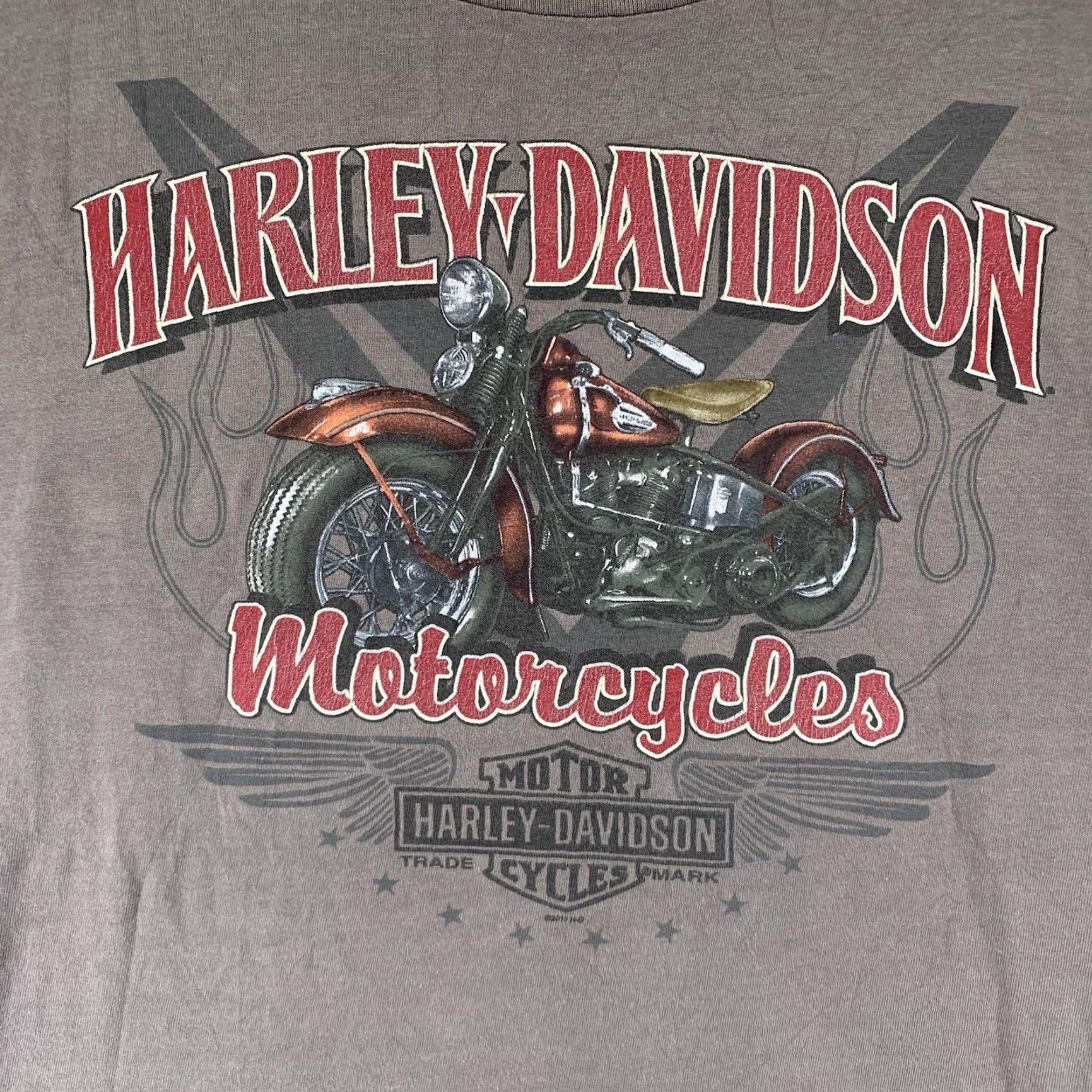 Harley Davidson Harley-Davidson Shirt Adult Medium Gray Guitar Graphic Print Music City Nashville Tennessee Unisex Size US M / EU 48-50 / 2 - 4 Thumbnail