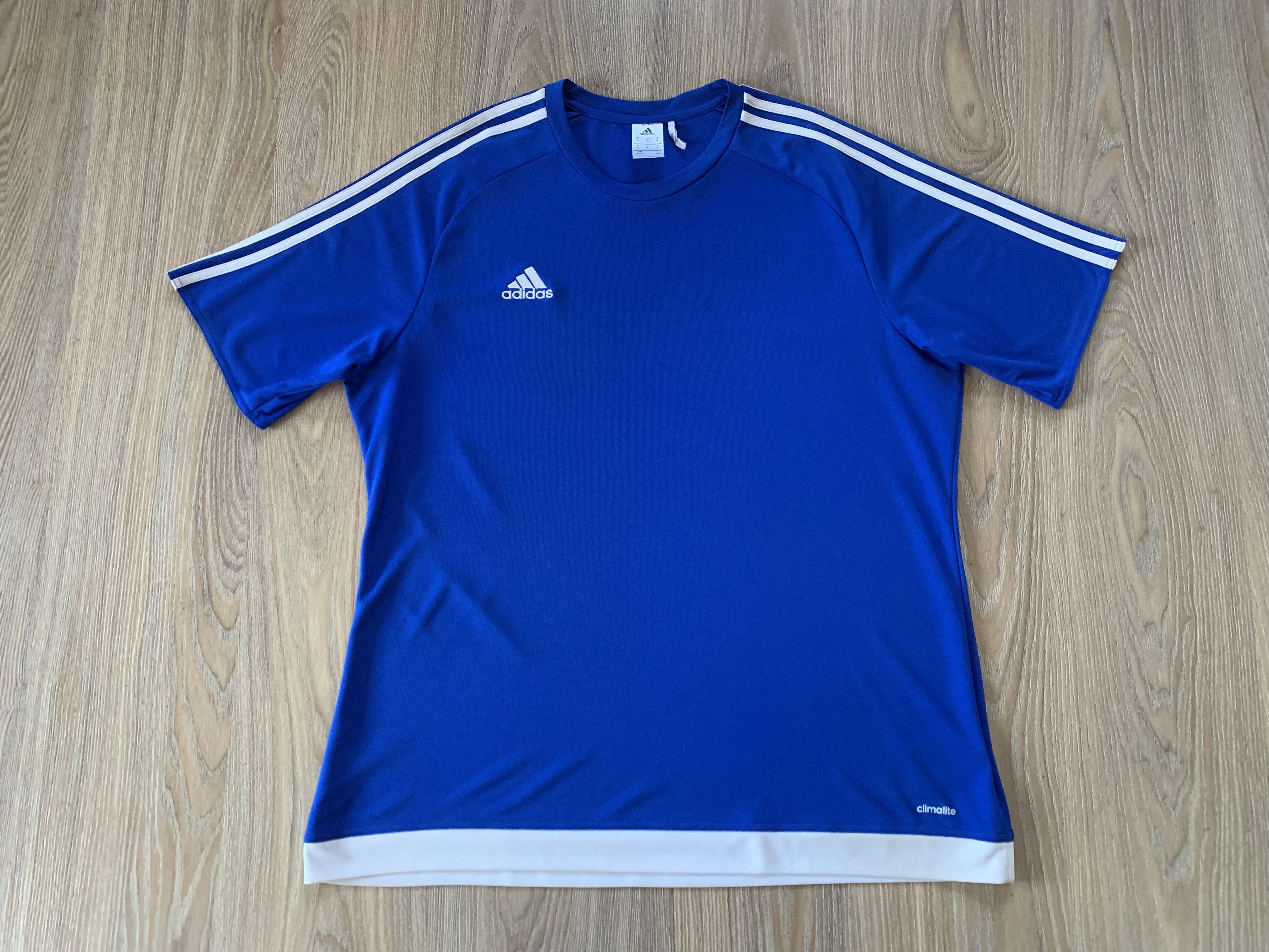 Adidas Adidas Clima Lite Blue Training T-Shirt Size US XL / EU 56 / 4 - 2 Thumbnail