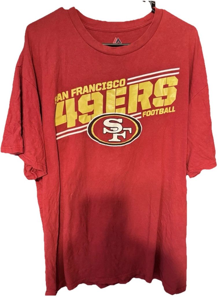 Majestic San Francisco 49ers Majestic T-Shirt Men Sz XL Red Size US XL / EU 56 / 4 - 1 Thumbnail