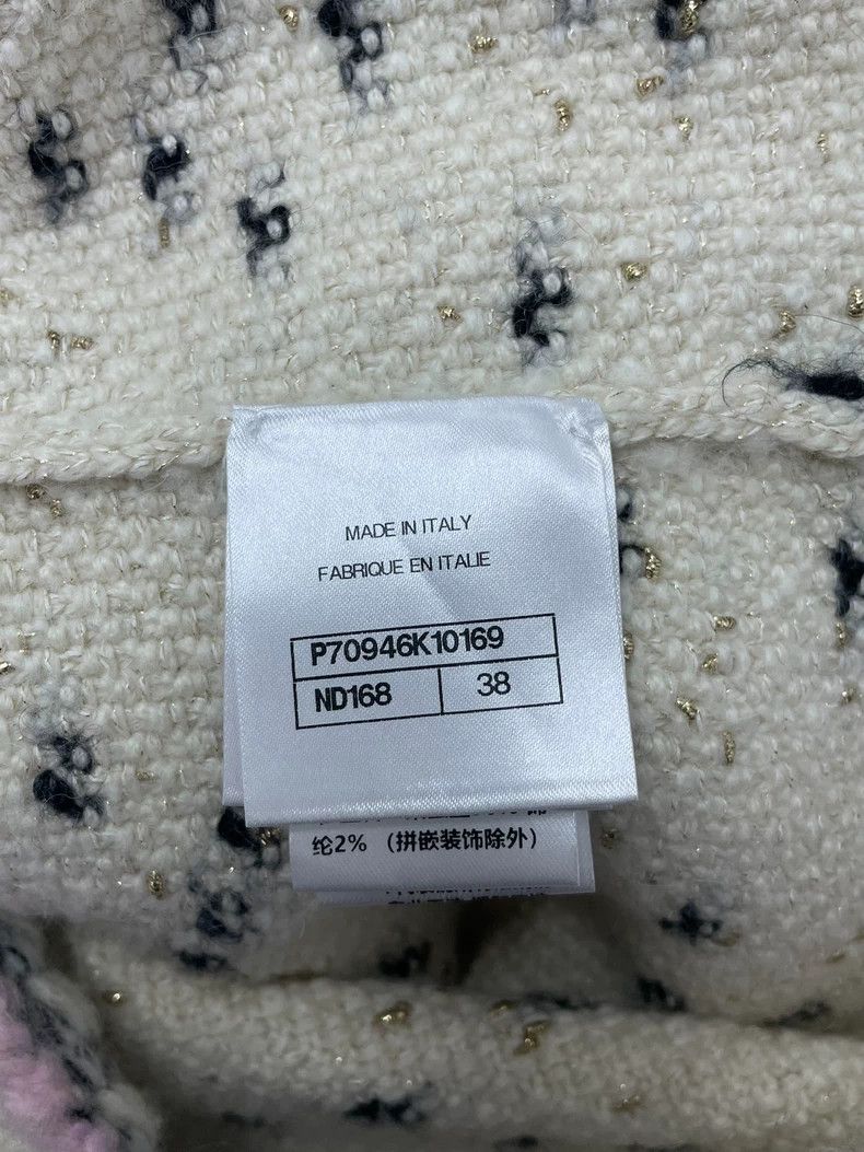 Chanel chanel Castle white black dot pearl buckle four-pocket jac Size XS / US 0-2 / IT 36-38 - 6 Thumbnail