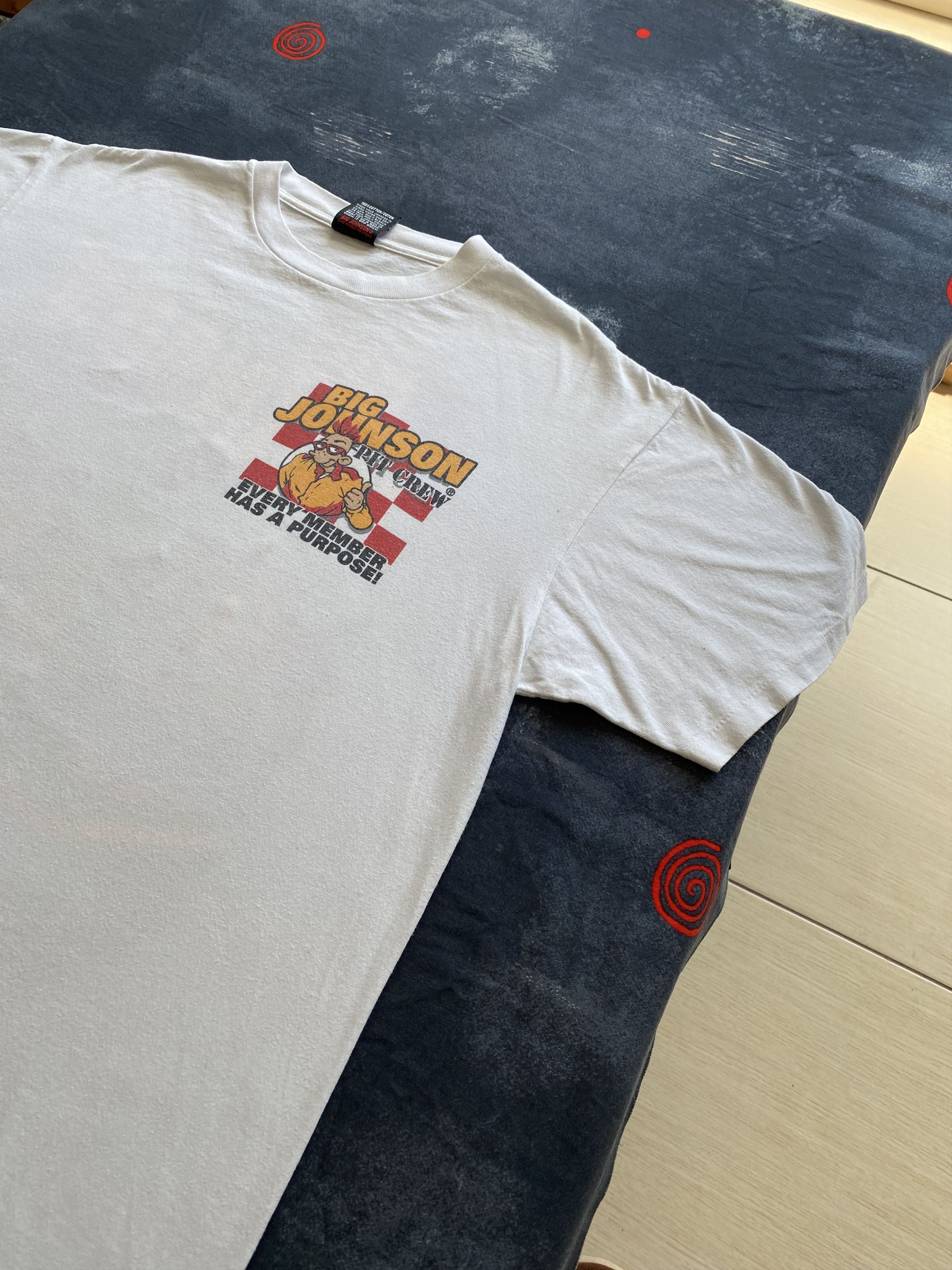 Vintage Big Johnson Vintage 1997 Racing Pit Stop Naughty Tee Size US L / EU 52-54 / 3 - 19 Thumbnail