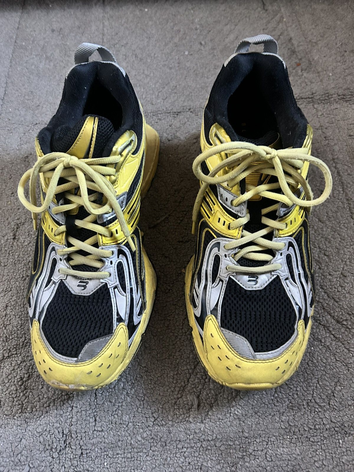 Balenciaga Balenciaga X-Pander Black/Yellow Size US 9.5 / EU 42-43 - 3 Thumbnail