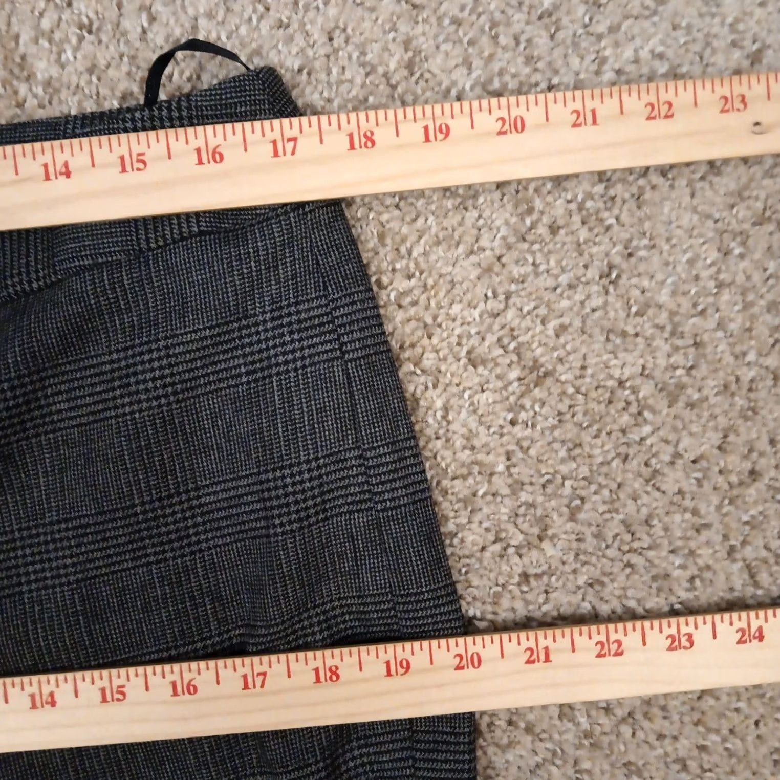 Jones New York Jones New York Dress Pants Womens Size 12 Gray Plaid Lined 34x29 High Rise Pants Mens Womens Girls Size 34" / US 12 / IT 48 - 3 Thumbnail