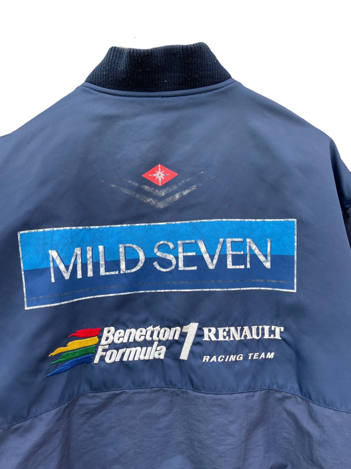 Benetton × Vintage Vintage Benetton Formula 1 Word Champion Bomber Jacket Size US L / EU 52-54 / 3 - 8 Thumbnail