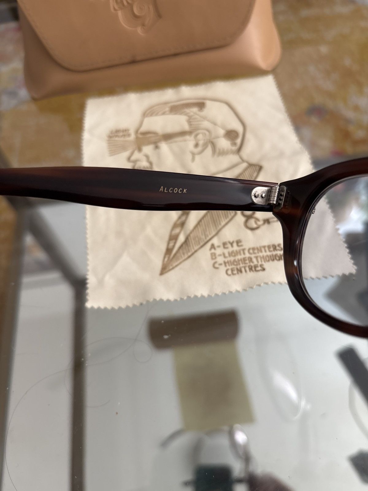 Japanese Brand Vintage Groover Alcock eyeglasses Size ONE SIZE - 4 Thumbnail