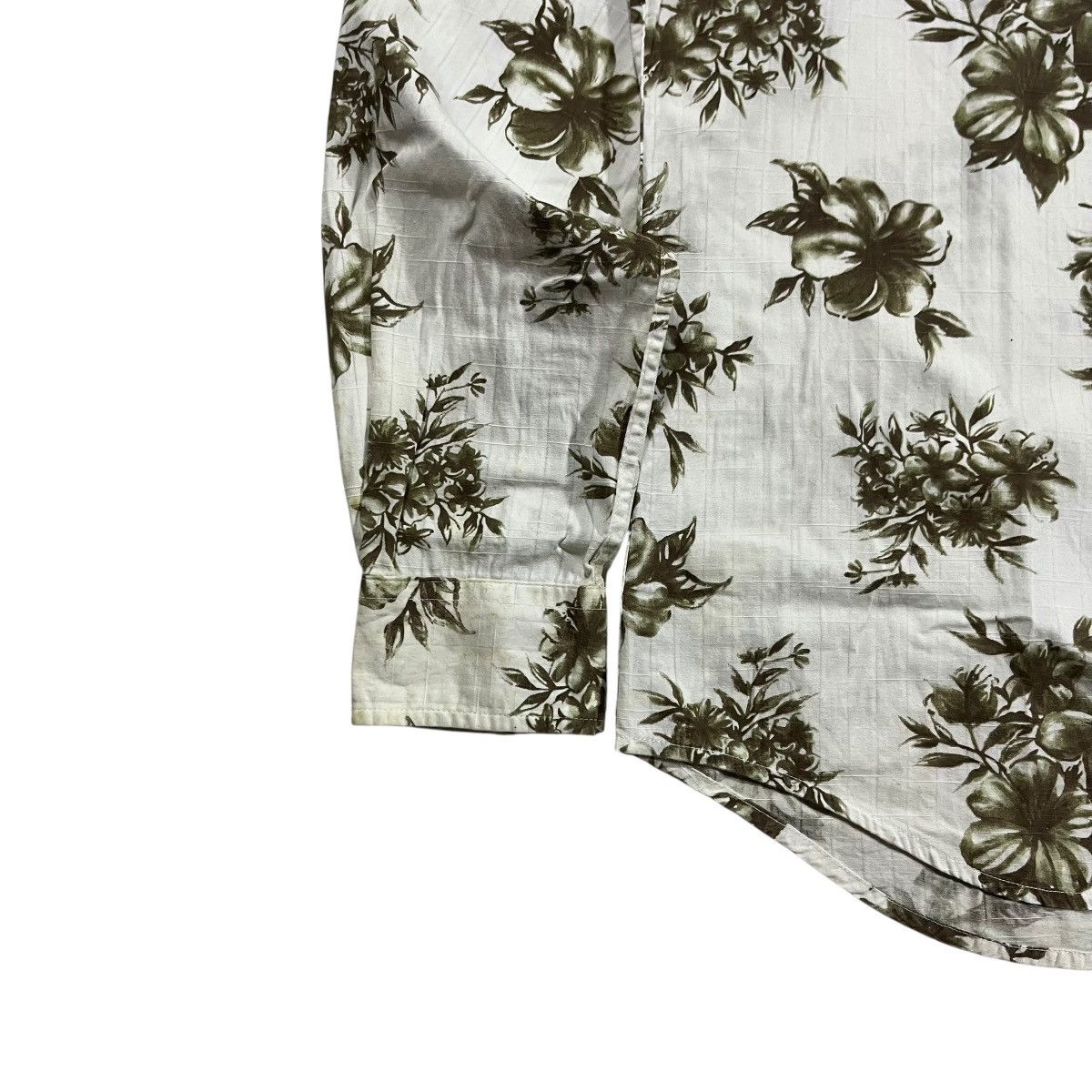 Japanese Brand Western Shirt Louis Chavalon Flower Pattern Size US L / EU 52-54 / 3 - 3 Thumbnail