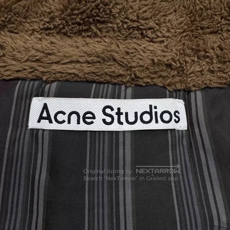 Acne Studios Acne Studios Brown Teddy Coat Size US M / EU 48-50 / 2 - 3 Thumbnail