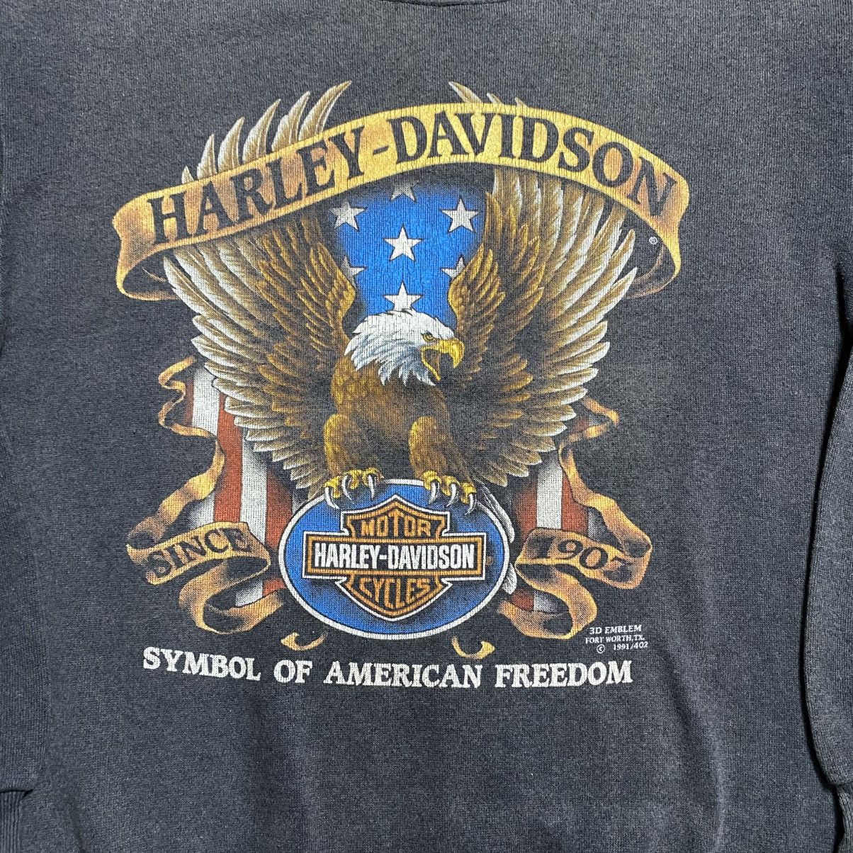 Harley Davidson Vintage Harley Davidson 3D Emblem 1991 Crewneck Size US M / EU 48-50 / 2 - 3 Thumbnail