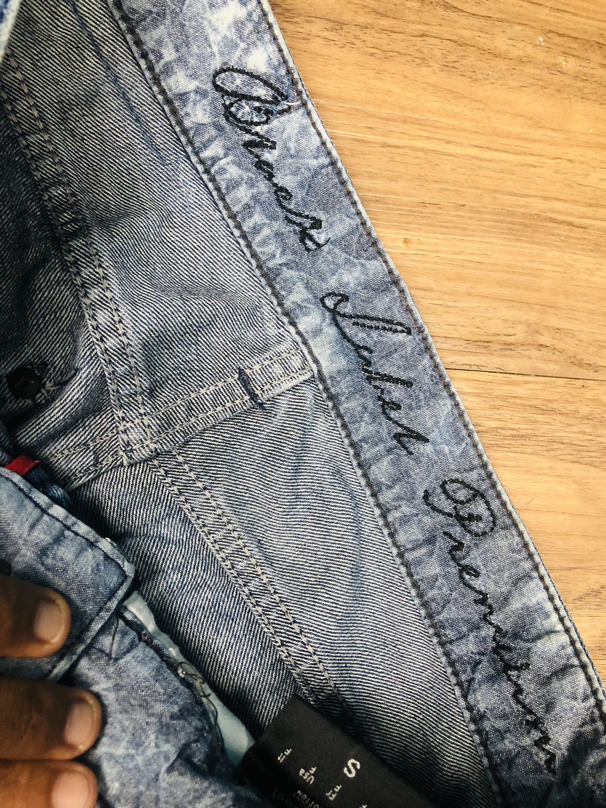 Black Label A.V.H. Company BLACK LABEL Distressed Jeans (38) Size US 31 - 11 Thumbnail