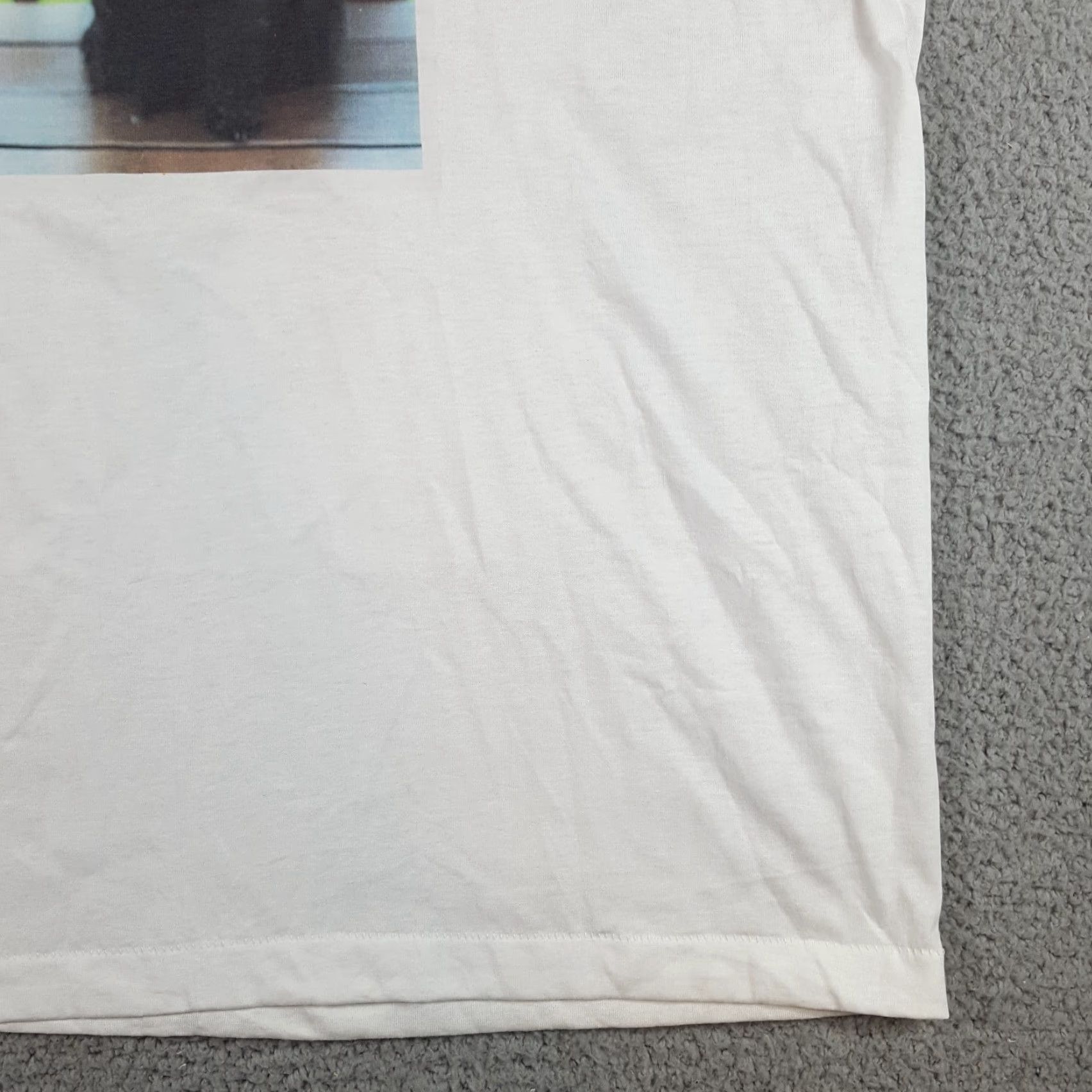 Fruit Of The Loom VINTAGE Fruit of the Loom T-Shirt Men 2XL White Dog Print Poodle Labradoodle Cute 90s Retro Size US XXL / EU 58 / 5 - 4 Thumbnail