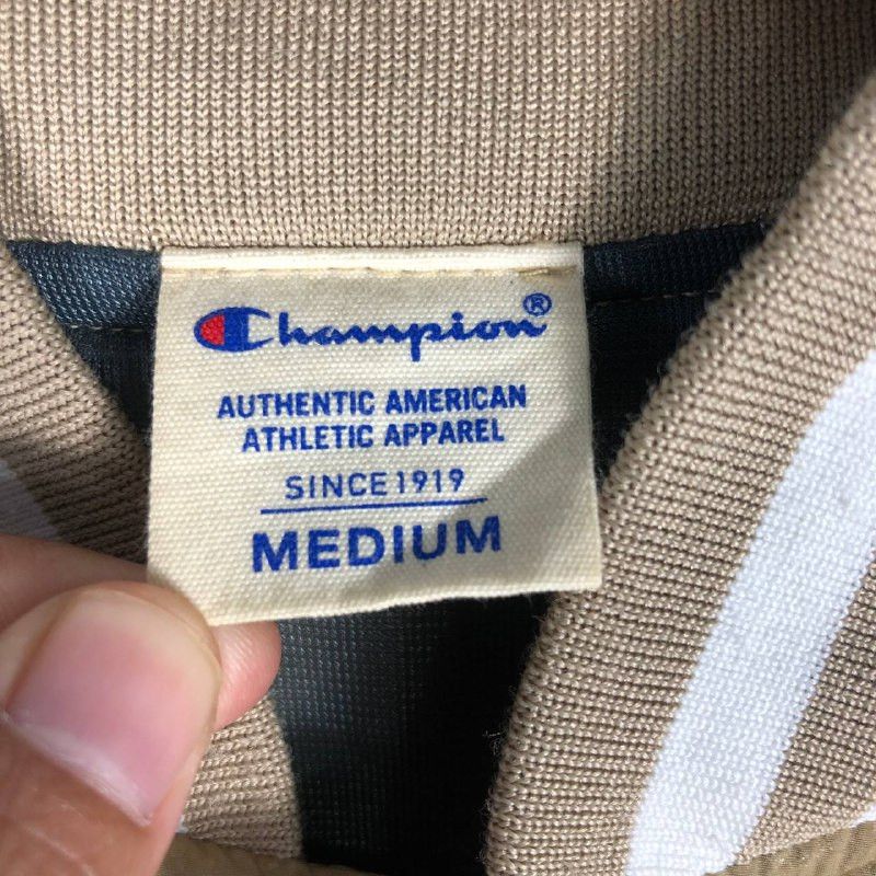 Champion × Vintage Vintage Champion Varsity Bomber Button Jacket Size US M / EU 48-50 / 2 - 9 Thumbnail