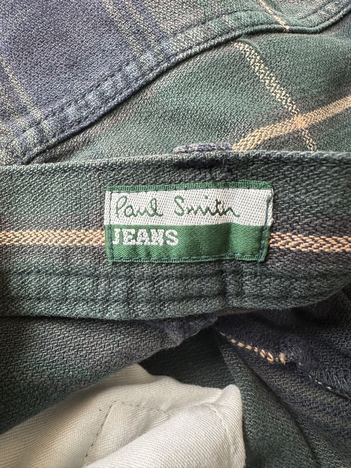00’s Paul Smith Green Label Japan made plaid jeans