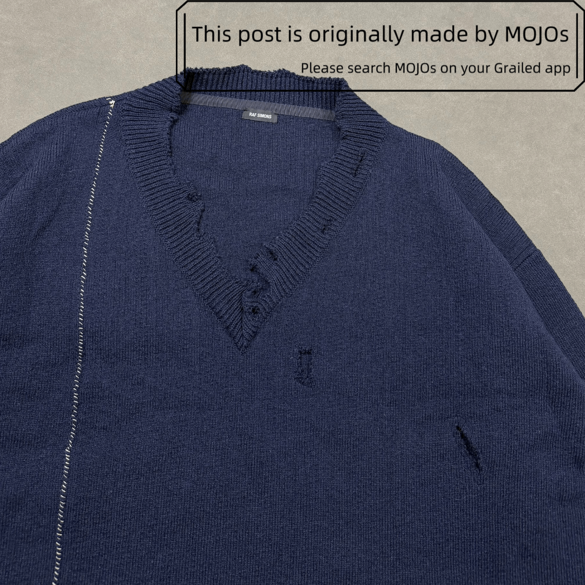 Raf Simons One Size Raf Simons 16AW Destory Over Knitwear mojos743 Size US L / EU 52-54 / 3 - 4 Thumbnail