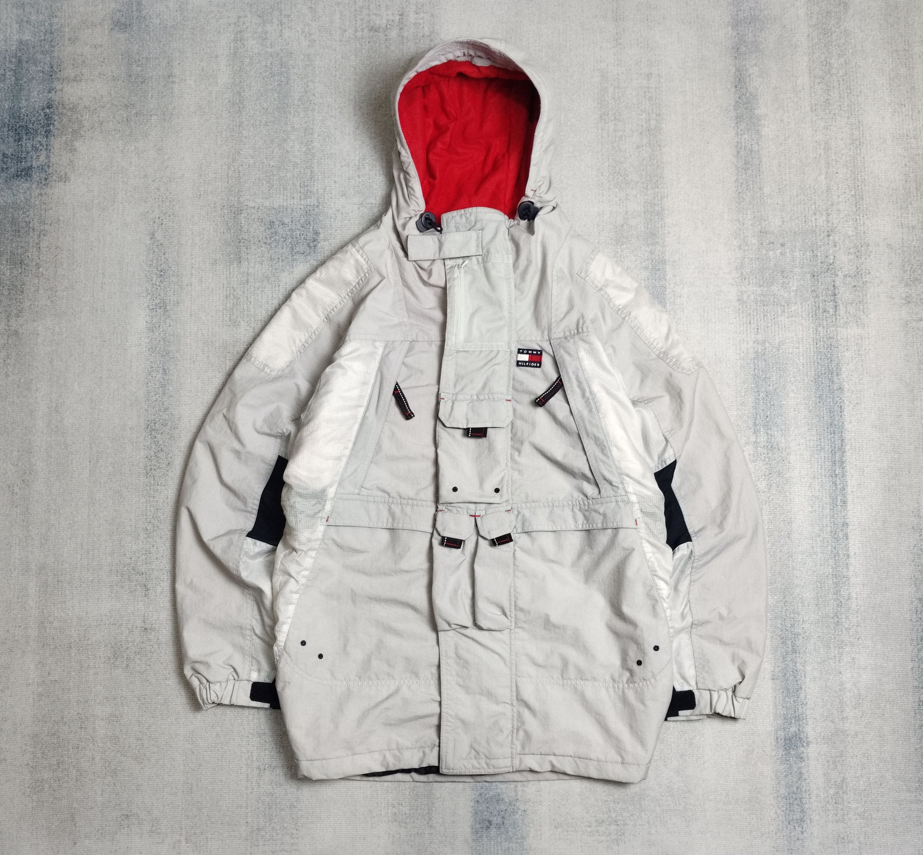 Tommy Hilfiger Vintage Tommy Hilfiger Multi pocket Jacket Size US XL / EU 56 / 4 - 1 Thumbnail