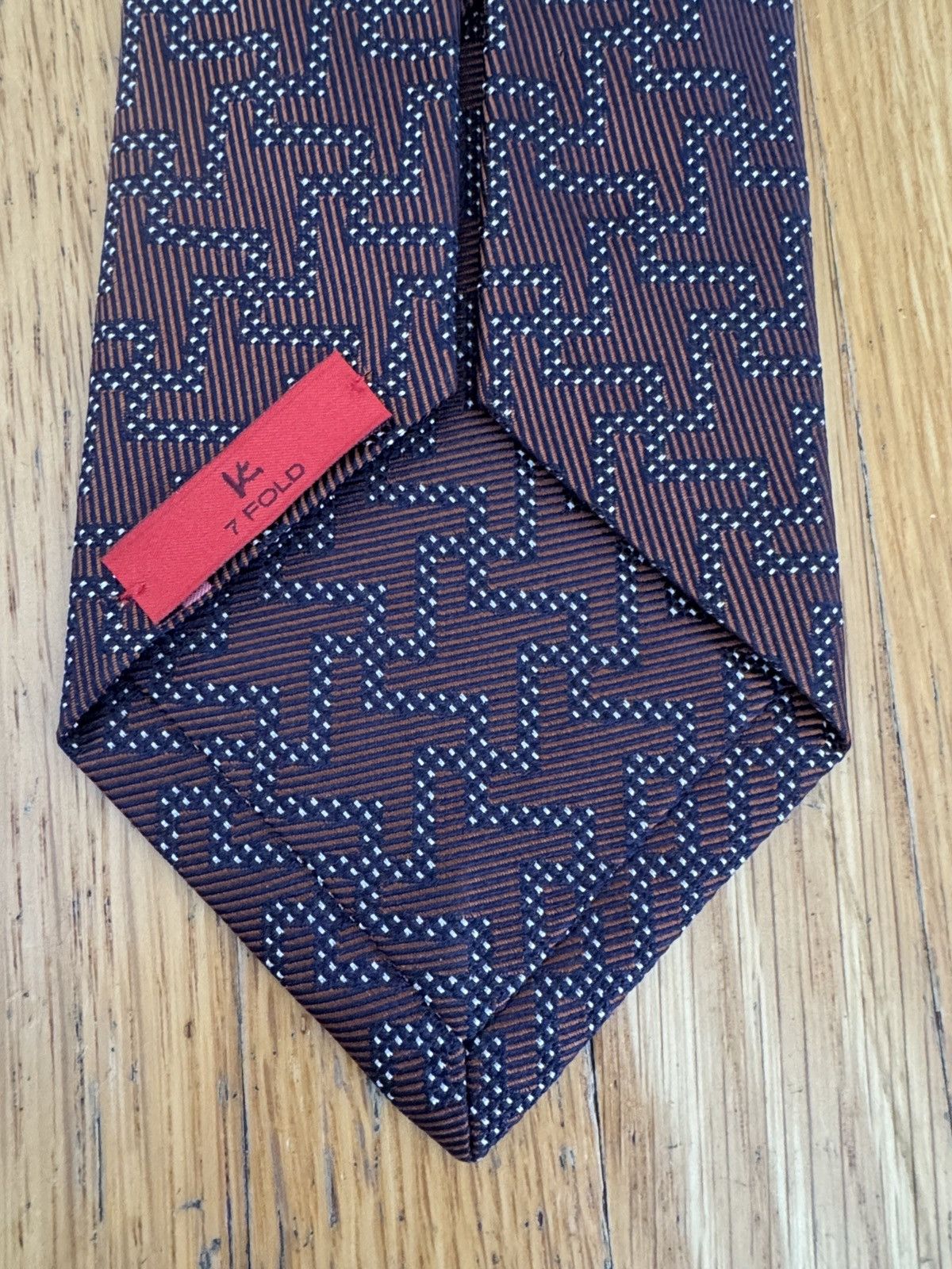 Isaia Isaia - geometric woven tie Size ONE SIZE - 5 Thumbnail
