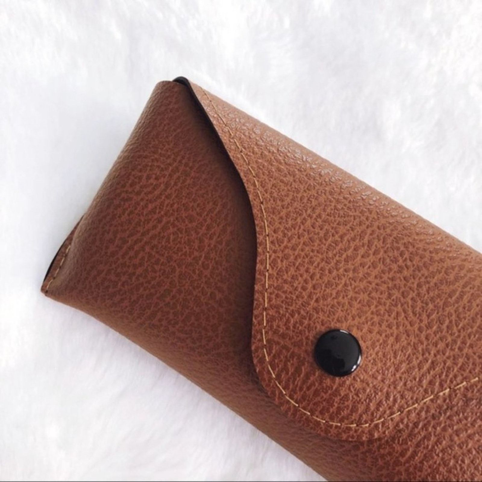 Other Harley Brown Faux Leather Sunglasses Case Size ONE SIZE - 8 Thumbnail
