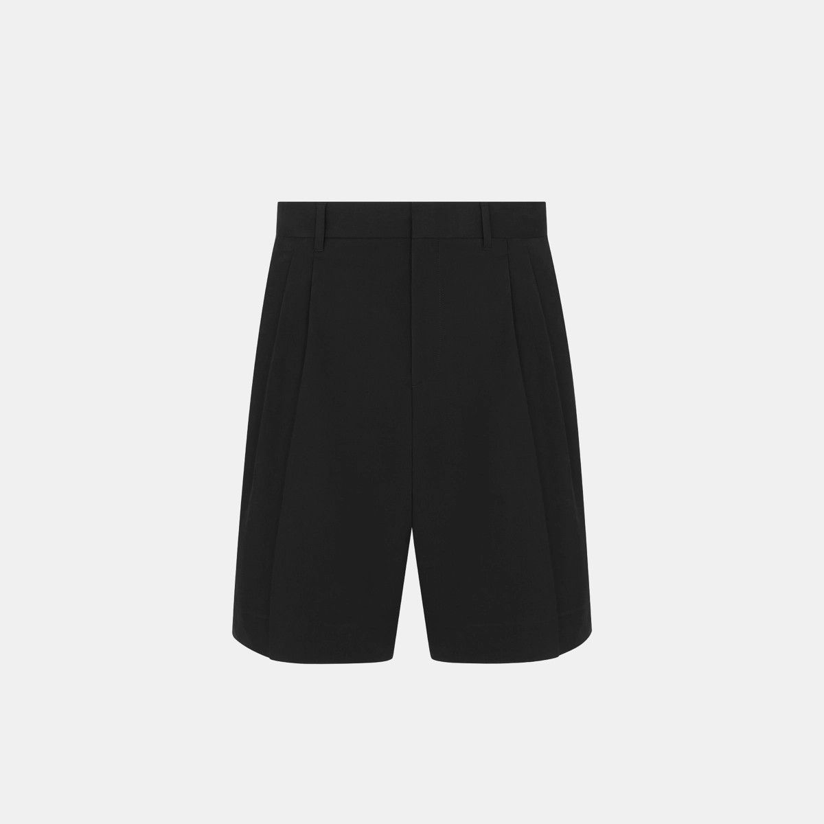 o1bcso1str0226 Wide-Leg Bermuda Shorts in Black