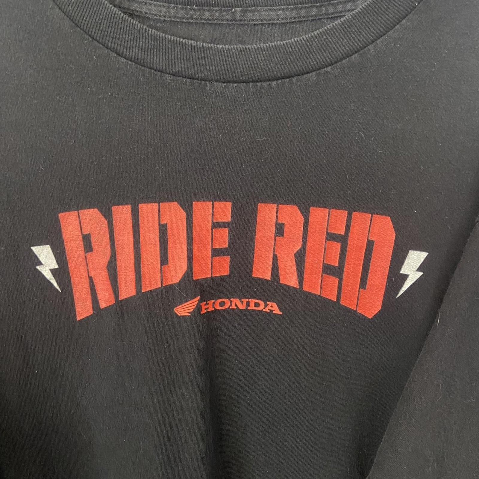 Other Y2k FX Honda Racing Ride Red graphic tee shirt size mens XL Size US XL / EU 56 / 4 - 2 Thumbnail