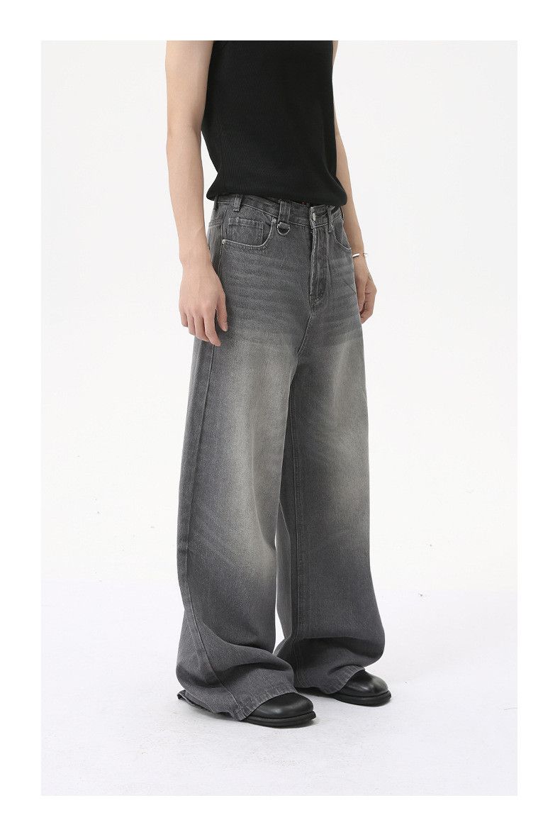 Japanese Brand Men's American Cleanfit Retro Wide-Leg Straight-Leg Jeans Size US 32 / EU 48 - 2 Thumbnail