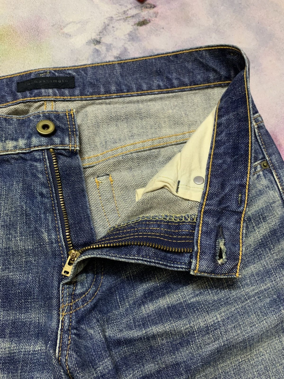 junhashimoto FLARE Junhashimoto Curve Leg Washed Denim Share Spirit LGB Size US 32 / EU 48 - 6 Thumbnail