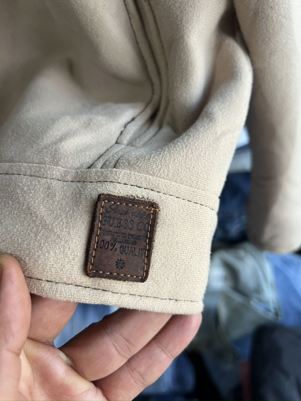 Guess 🔥Rare Guess Sherpa Zipper Jacket Size US M / EU 48-50 / 2 - 12 Thumbnail