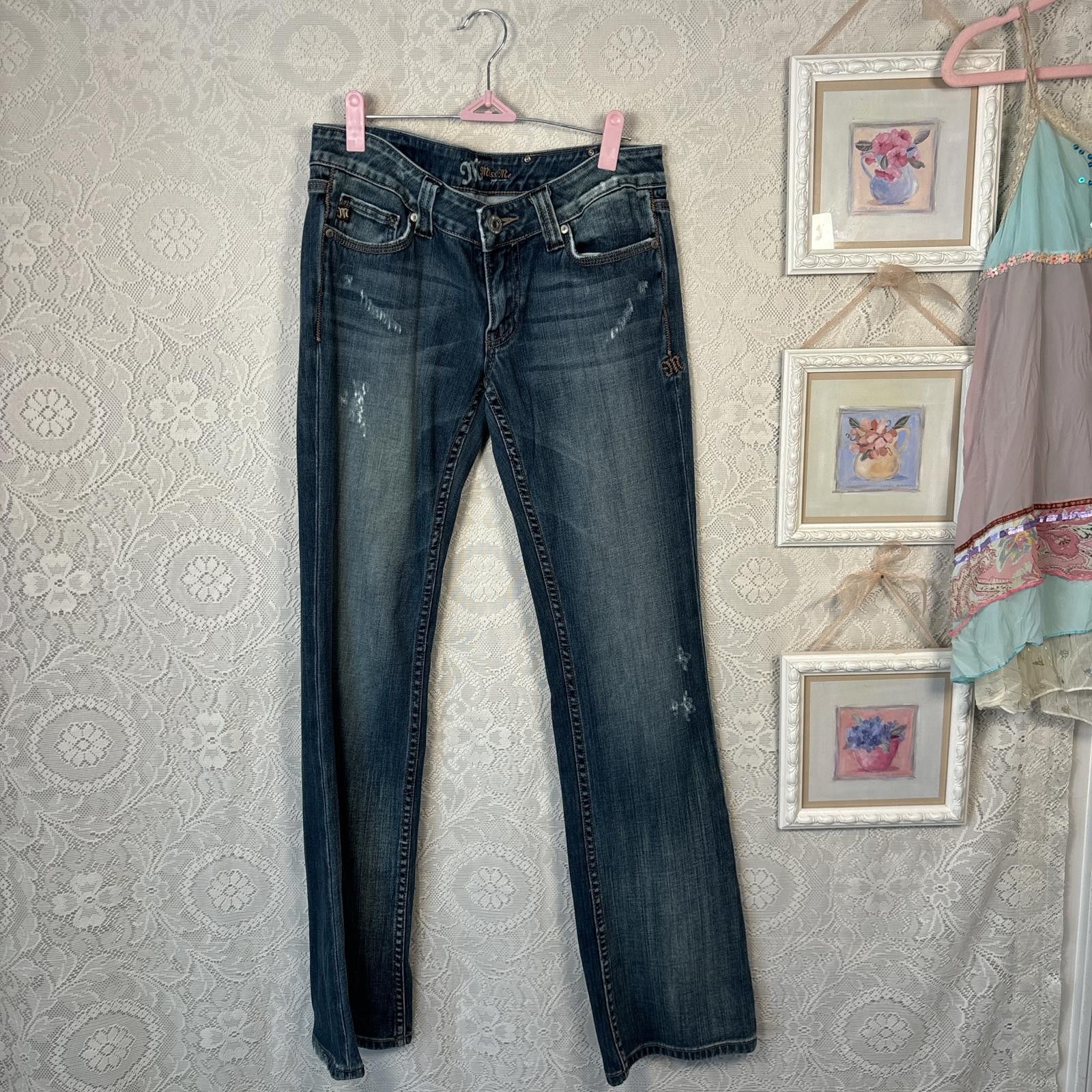 Other y2k miss me cow leather jeans Size 29" - 7 Thumbnail