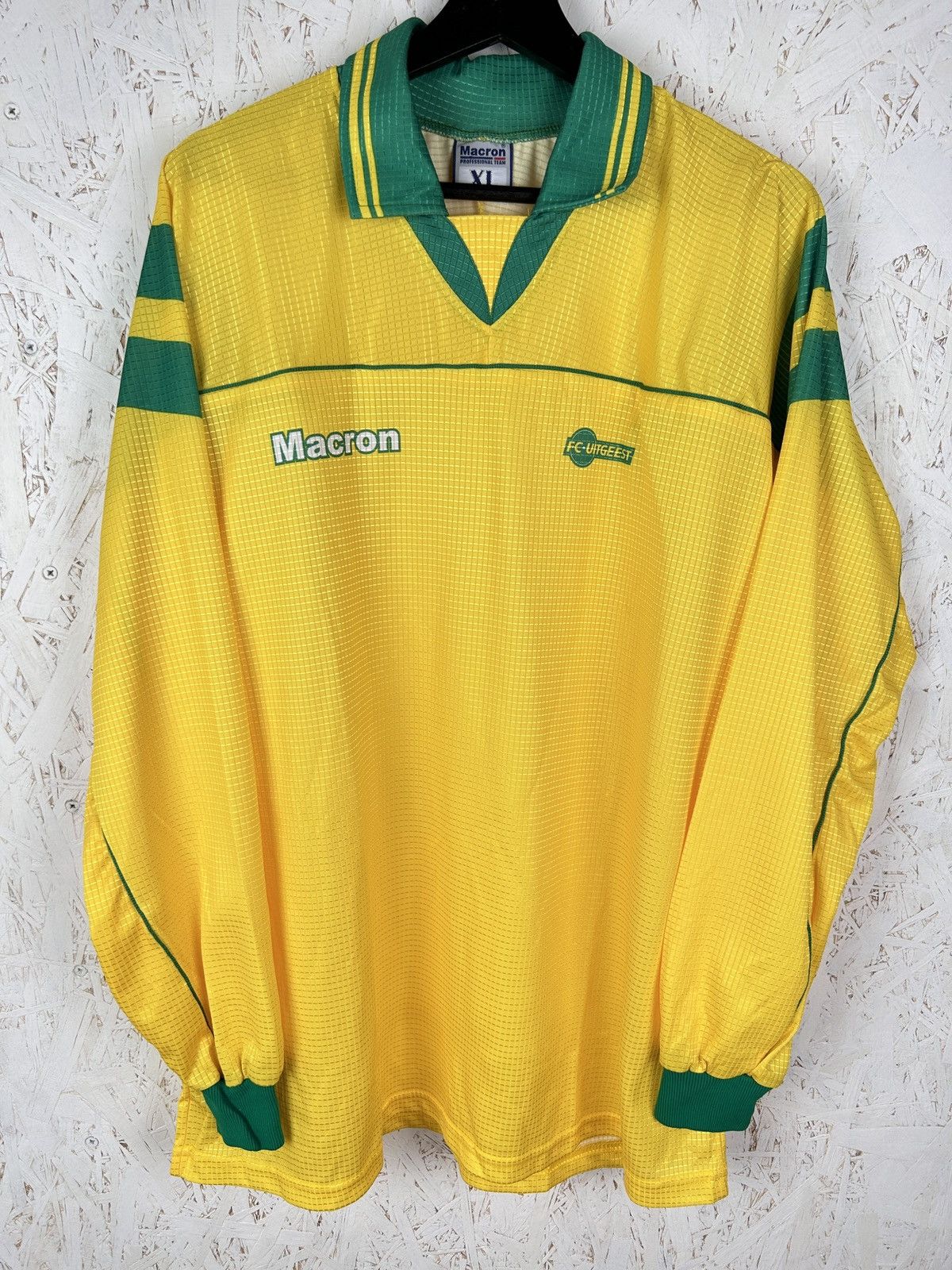 Macron Vintage Macron FC Uitgeest 2001/02 Home Kit Soccer Jersey Size US XL / EU 56 / 4 - 1 Thumbnail